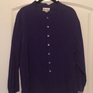 NEW CHICO’s Purple Button Front Top